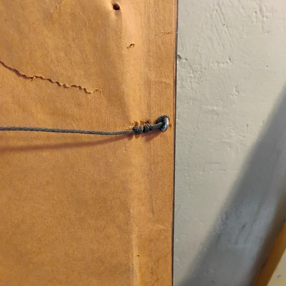 Rustic Winter Landscape Art with Brown Fence By Ginny Hamlin 1987 - Picture 9 of 14